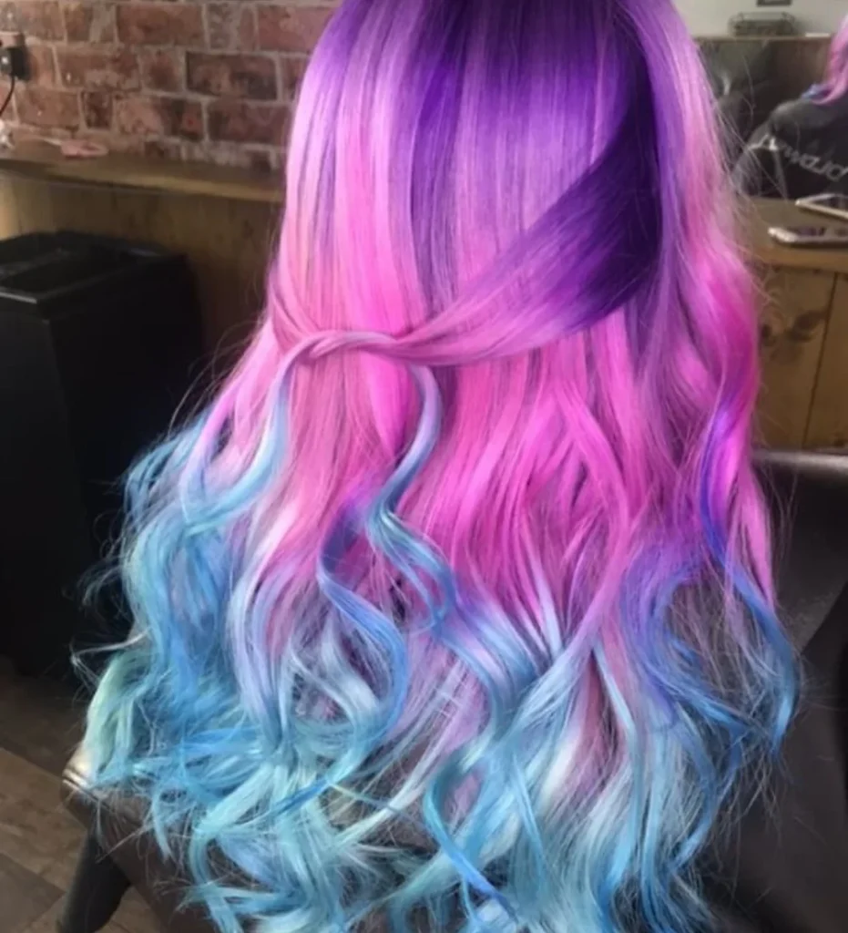 Pink and Lavender Waves 