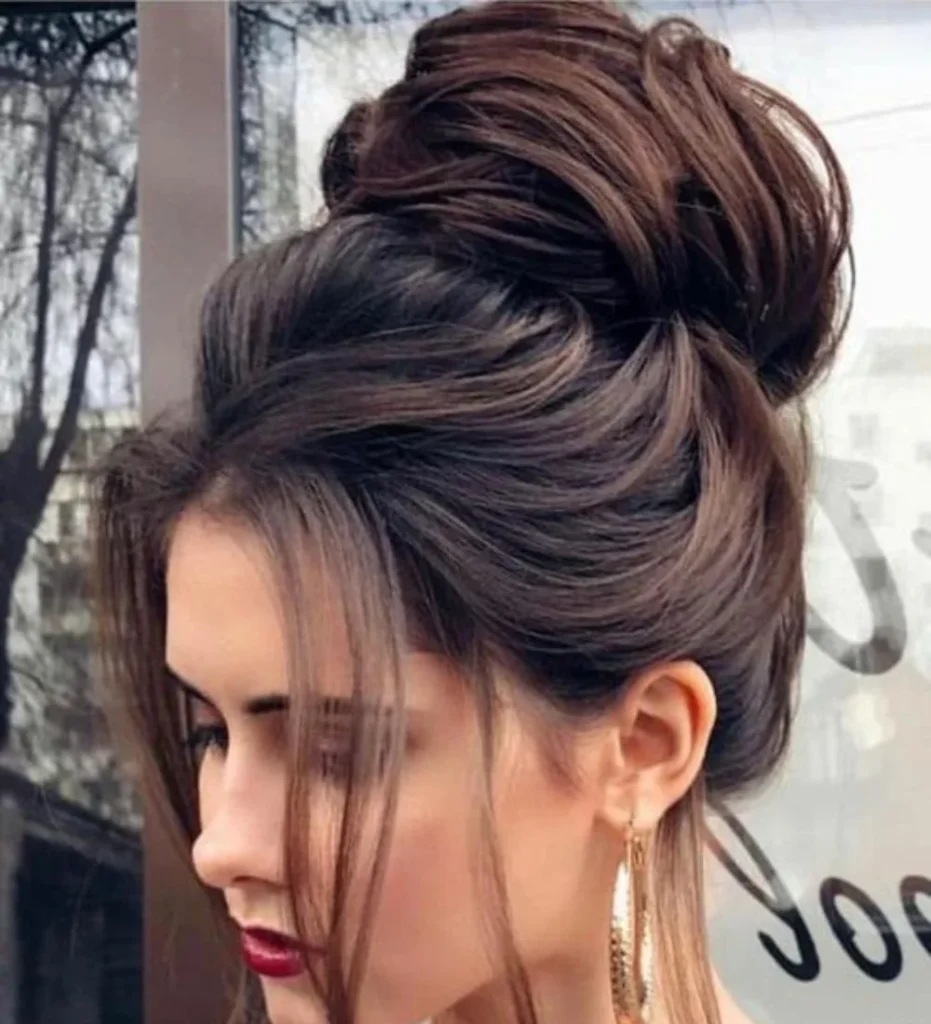 Messy Bun Magic: Effortlessly Chic Trendy Long Hairstyle
