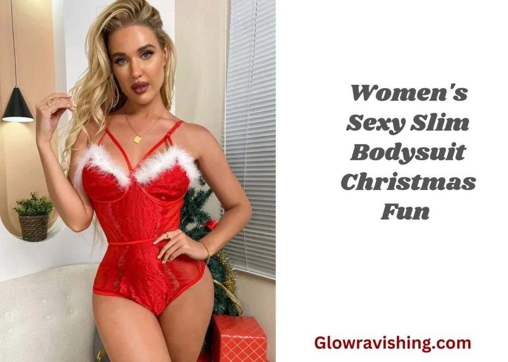 Women's Sexy Slim Bodysuit Christmas Fun 